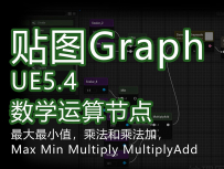 textureGrap_数学节点最大最小值乘法和乘法加
